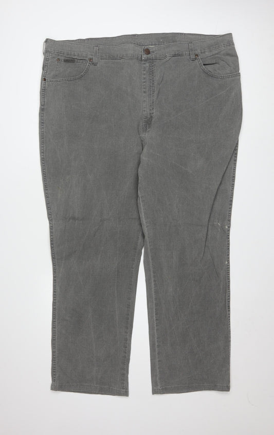 Wrangler Men’s Grey Texas Stretch Straight Fit Jeans W48 L32