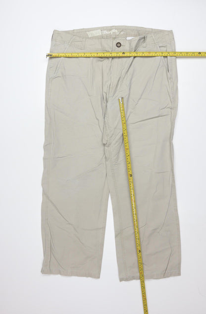 Wrangler Men's Beige Chino Trousers W38 L34 Regular Fit