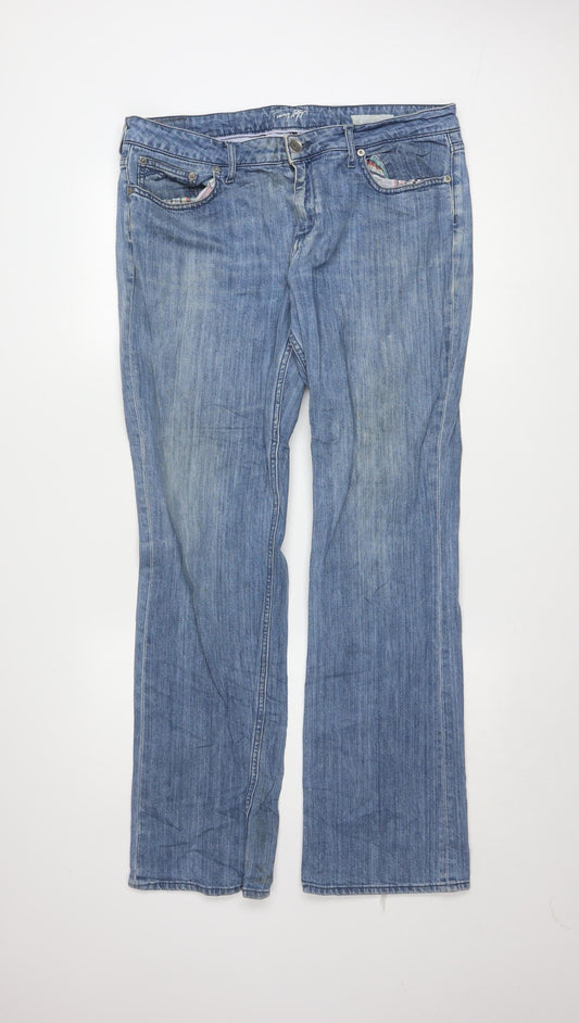 Tommy Hilfiger Men's Blue Straight Leg Jeans 33x32 Denim
