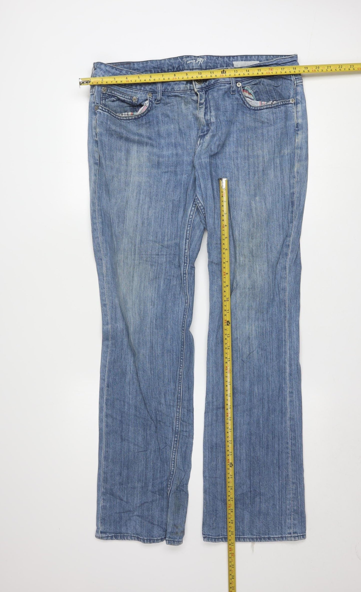 Tommy Hilfiger Men's Blue Straight Leg Jeans 33x32 Denim