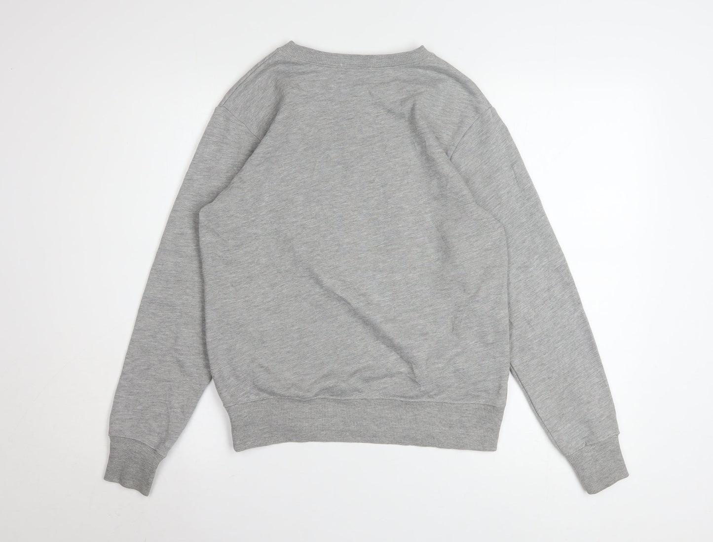 Disney Women Grey Minnie Mouse Pullover Sweatshirt Medium