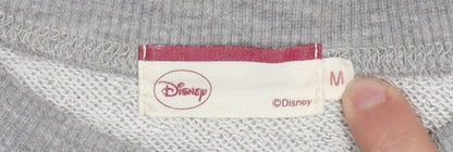 Disney Women Grey Minnie Mouse Pullover Sweatshirt Medium
