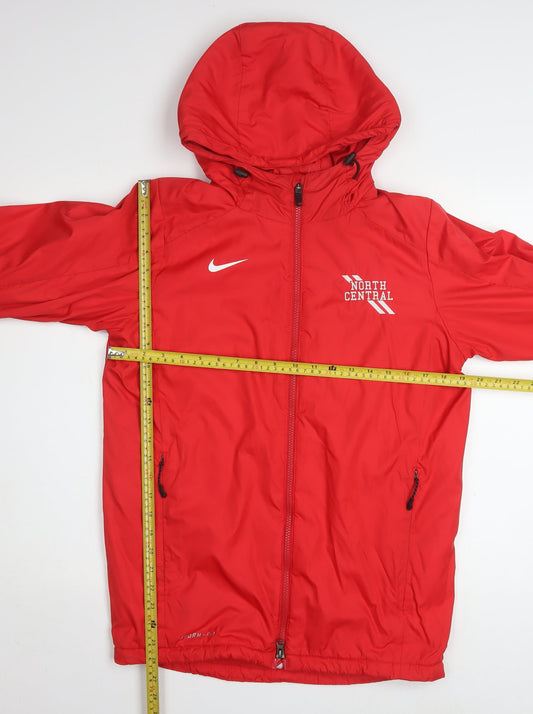 Nike Men's Red Storm-FIT Hooded Windbreaker Jacket XS North Central