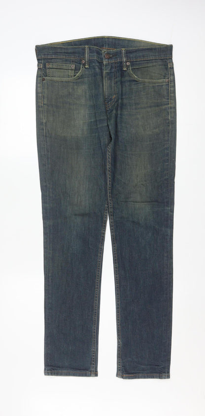 Levi's 511 Men's Blue Slim Denim Jeans W32 L32 Stretch Cotton