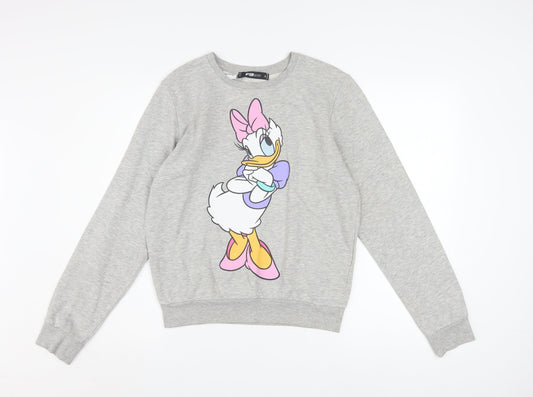 FB Sister Disney Women's Grey Daisy Duck Sweatshirt Size S