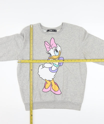 FB Sister Disney Women's Grey Daisy Duck Sweatshirt Size S