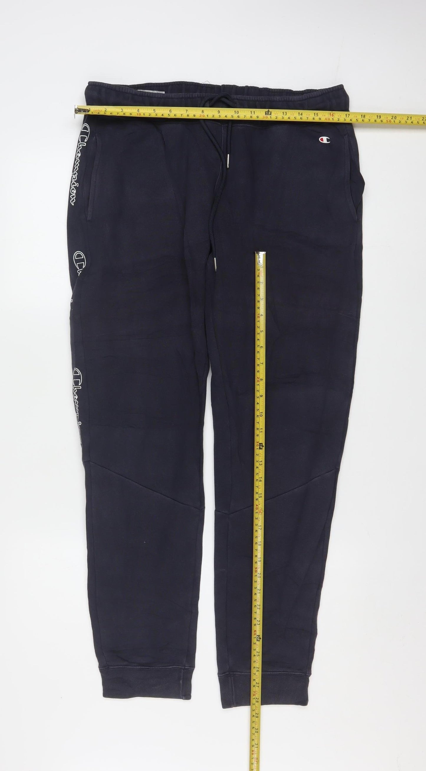 Champion Men's Black Medium Joggers Cotton Blend Activewear Trousers