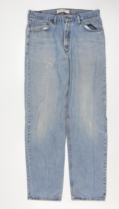 Levi's Men's Blue 550 Relaxed Fit Straight Denim Jeans W36 L36