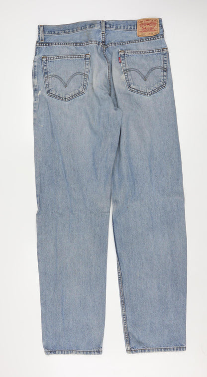Levi's Men's Blue 550 Relaxed Fit Straight Denim Jeans W36 L36