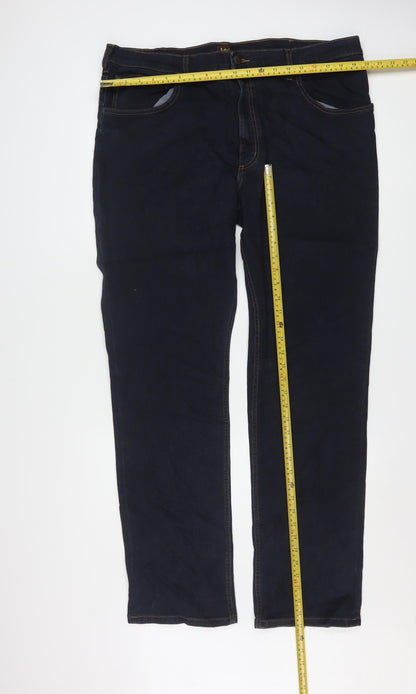 Lee Men's Blue Brooklyn Straight Jeans W40 L34