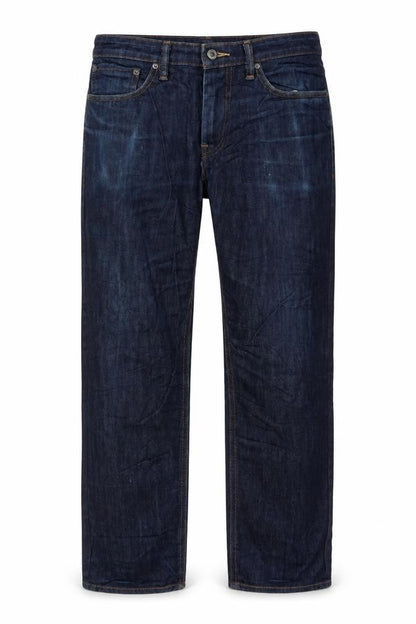 Levi's Men's Blue 34W 30L Straight Fit Denim Jeans