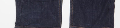 Levi's Men's Blue 34W 30L Straight Fit Denim Jeans