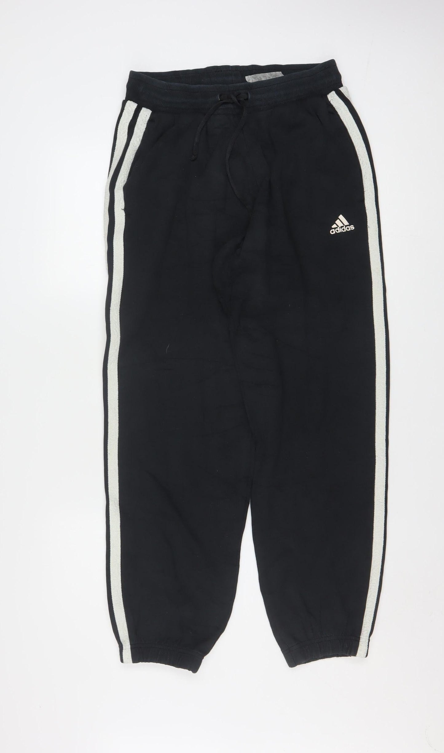 Adidas Men's Black M Jogger Sweatpants with Side Stripes