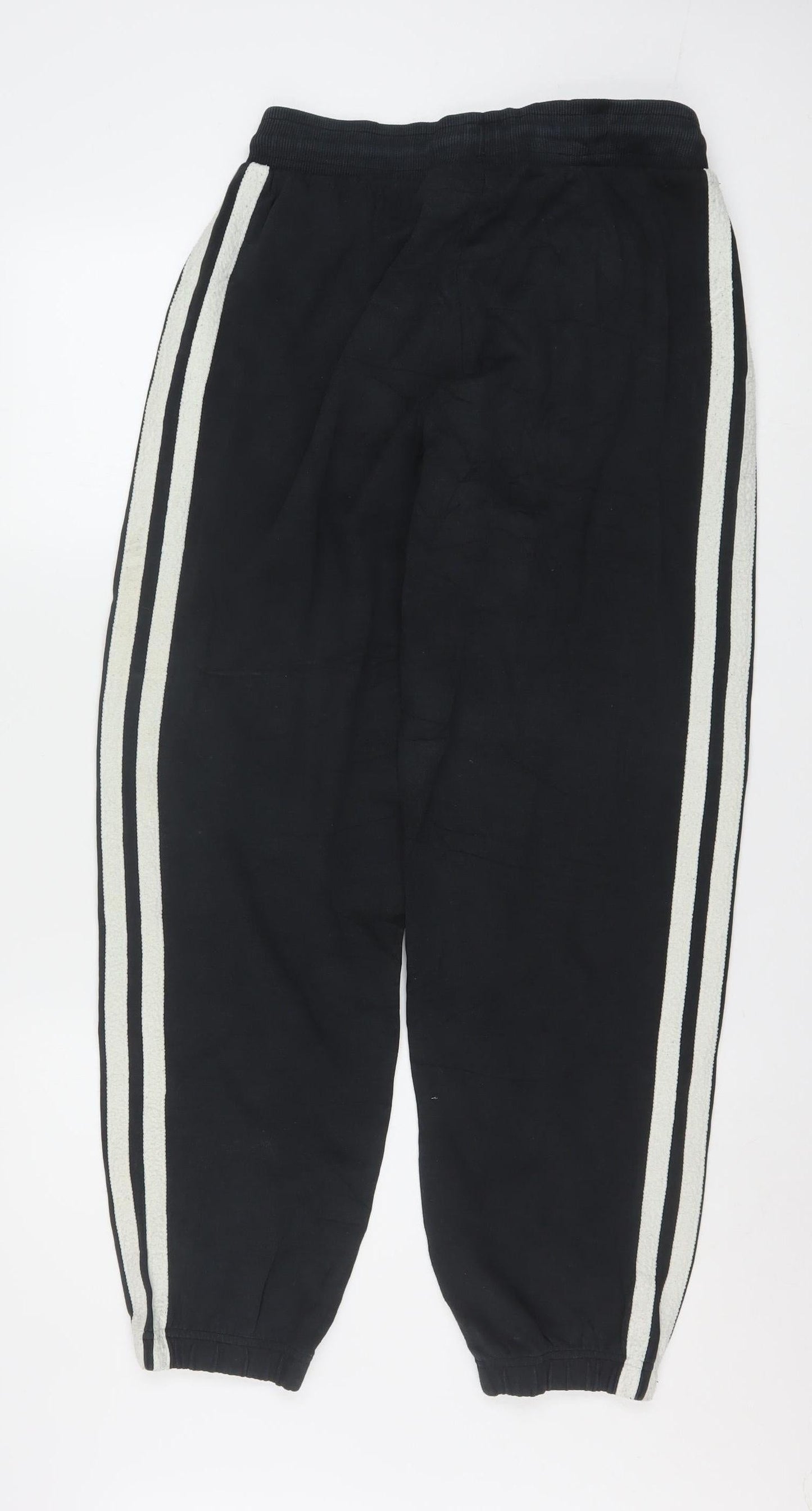 Adidas Men's Black M Jogger Sweatpants with Side Stripes