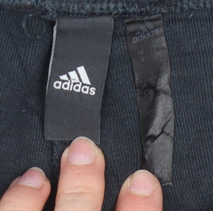 Adidas Men's Black M Jogger Sweatpants with Side Stripes