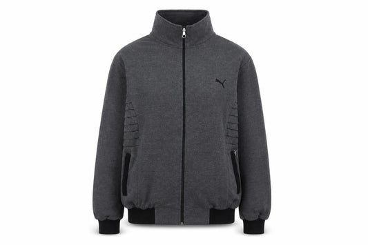 Puma Womens Grey M Track Jacket Full Zip Lightweight Sportswear
