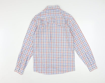 Tommy Hilfiger Men's Multicoloured Slim Fit Long Sleeve Check Shirt 14.5