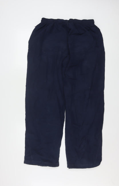 Reebok Men Blue M Track Pants Regular Fit Lightweight Activewear