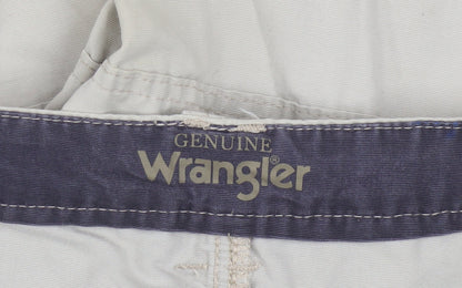 Wrangler Men's Beige Cargo Shorts Size 36 Regular Cotton