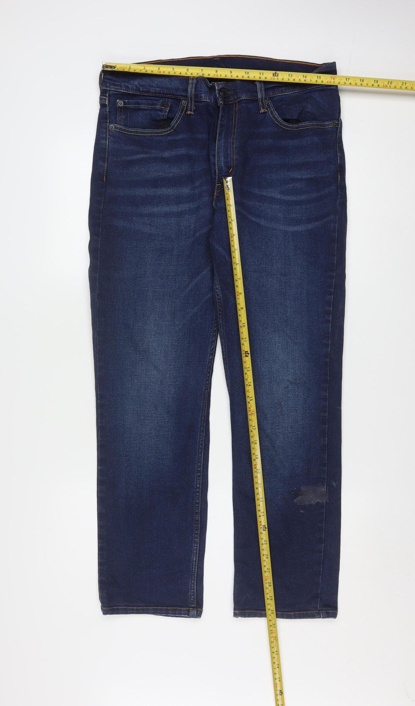 Levi’s 511 Men’s Blue Straight Jeans 34W 34L Stretch Denim