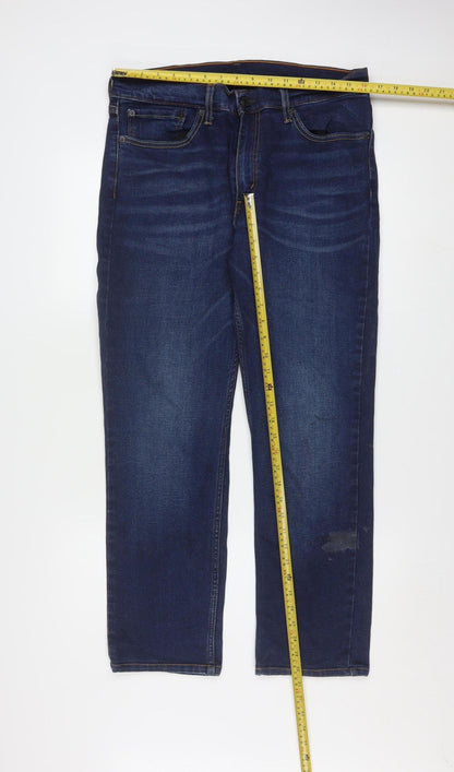 Levi’s 511 Men’s Blue Straight Jeans 34W 34L Stretch Denim