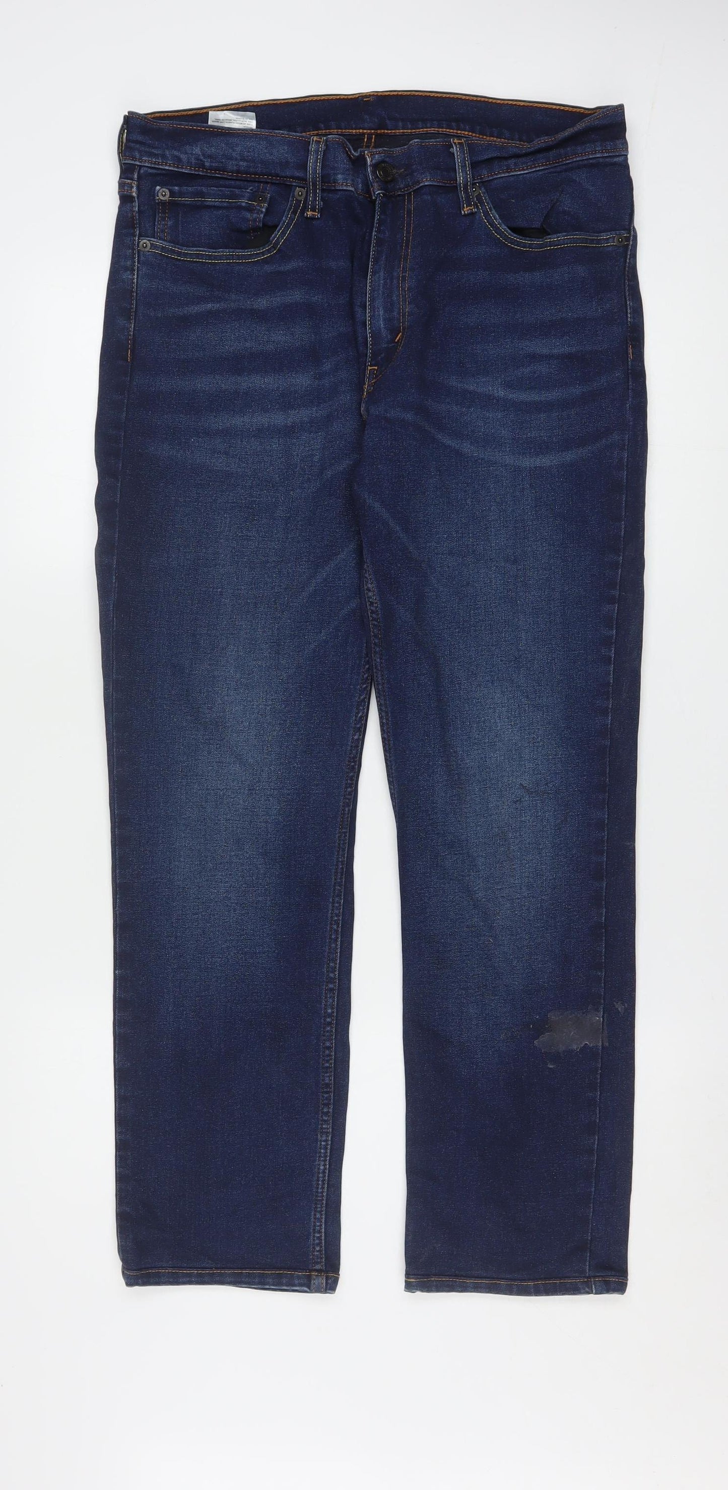 Levi’s 511 Men’s Blue Straight Jeans 34W 34L Stretch Denim