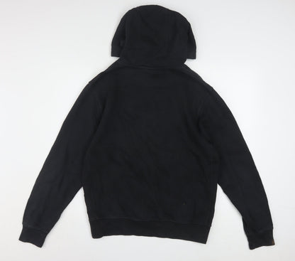 Nike Men's Black Pullover Hoodie Small Graphic Swoosh Sports Style