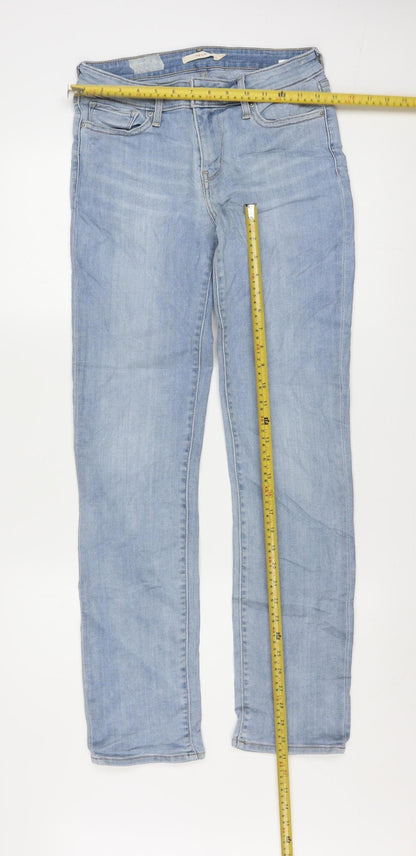 Levi Strauss Women Blue 712 Slim Straight Jeans Size 29