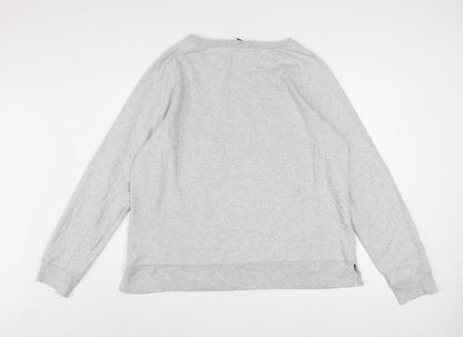 GAP Womens Grey XXL Pullover Sweatshirt Crew Neck Long Sleeve