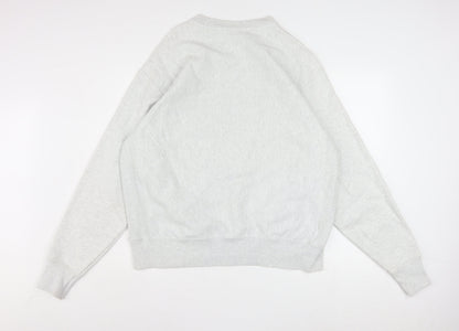 Champion Princeton Grey Reverse Weave Womens Large Sweatshirt
