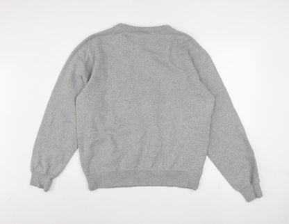 Ellesse Womens Grey Logo Crew Neck Sweatshirt UK 14