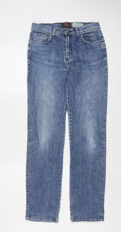 Levi's Men's Blue 38 Regular Fit Straight Leg Denim Jeans