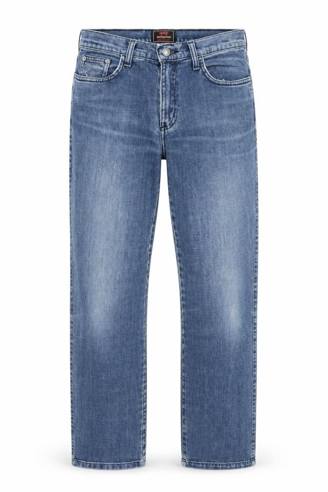 Levi's Men's Blue 38 Regular Fit Straight Leg Denim Jeans