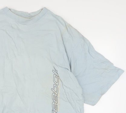Reebok Men's Blue XL Crew Neck Sports T-Shirt