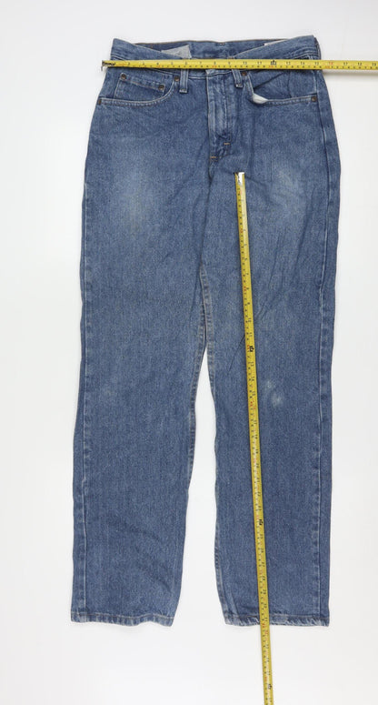 Wrangler Men's Blue Regular Fit Straight Denim Jeans 30x30