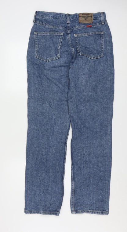 Wrangler Men's Blue Regular Fit Straight Denim Jeans 30x30
