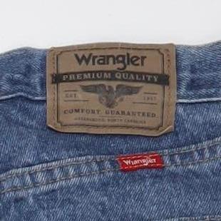 Wrangler Men's Blue Regular Fit Straight Denim Jeans 30x30