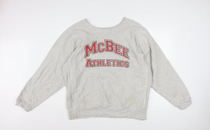Eagle Men's Grey XL Pullover Crew Neck Heavyweight College Sweatshirt