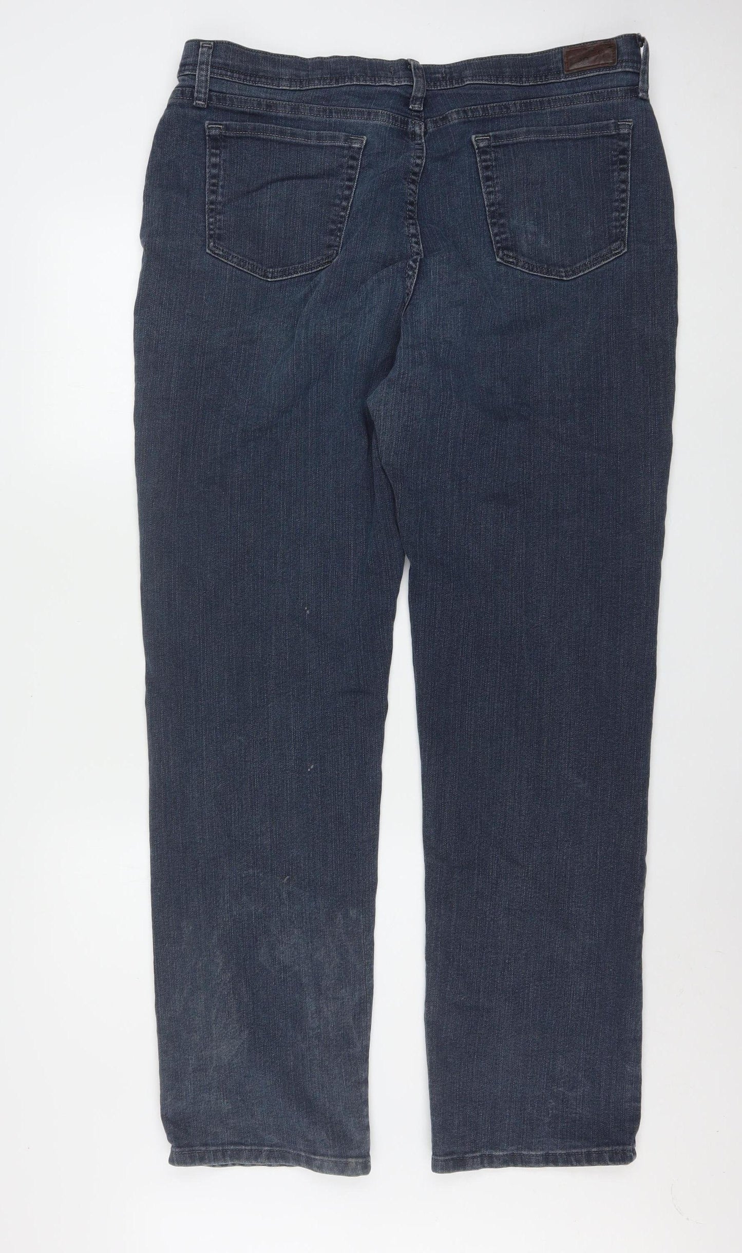 Lee Womens Blue Size 18 Tall Classic Straight Leg Denim Jeans