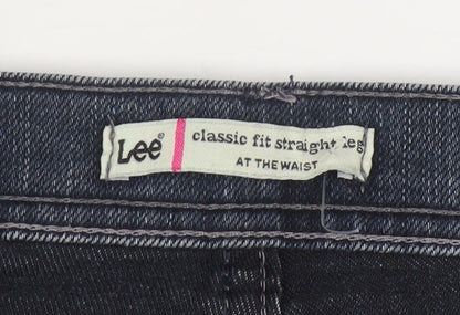 Lee Womens Blue Size 18 Tall Classic Straight Leg Denim Jeans