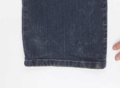 Lee Womens Blue Size 18 Tall Classic Straight Leg Denim Jeans