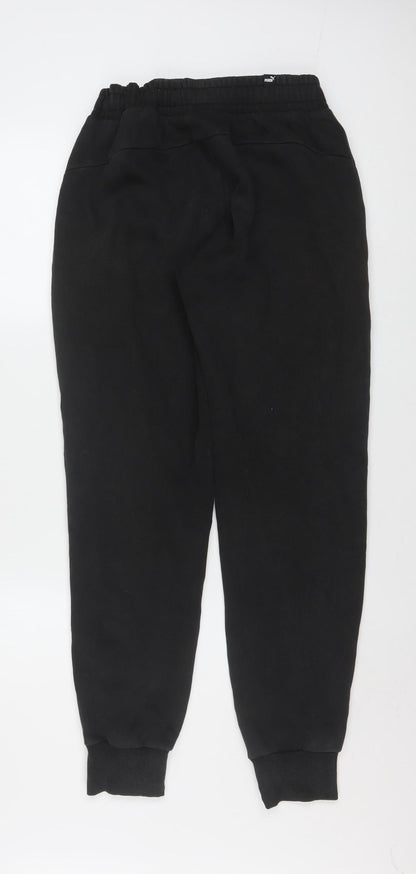 Puma Men's Black Jogger Sweatpants Trousers Size S Regular Fit