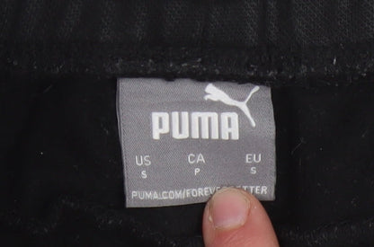 Puma Men's Black Jogger Sweatpants Trousers Size S Regular Fit