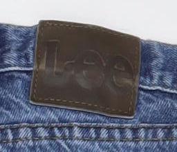 Lee Men's Blue Regular Fit Straight Leg Jeans 42x30 Denim