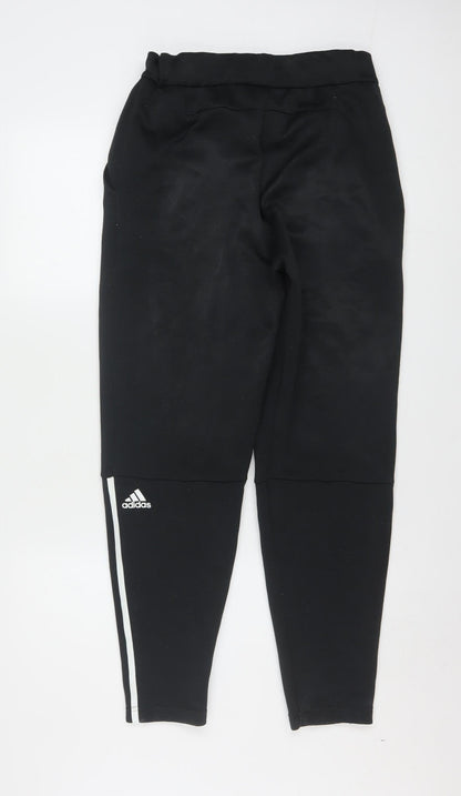 Adidas Men's Black Slim Fit Jogger Activewear Trousers Size S