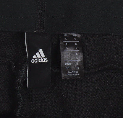 Adidas Men's Black Slim Fit Jogger Activewear Trousers Size S