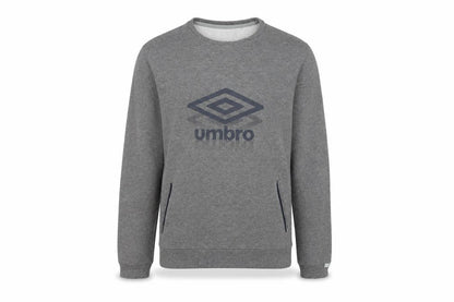 Umbro Men's Grey Crew Neck Pullover Sweatshirt Size S