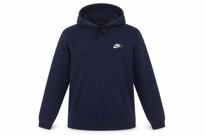 Nike Mens Navy Blue XS Pullover Hoodie Cotton Blend