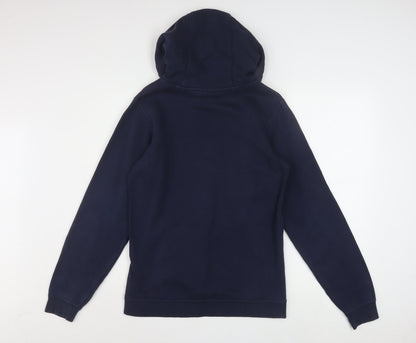 Nike Mens Navy Blue XS Pullover Hoodie Cotton Blend