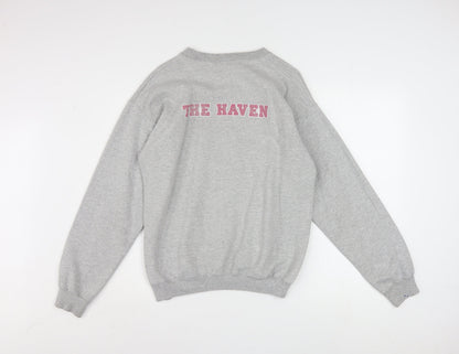 Hanes Men's Grey LHU Field Hockey Graphic Sweatshirt Size S